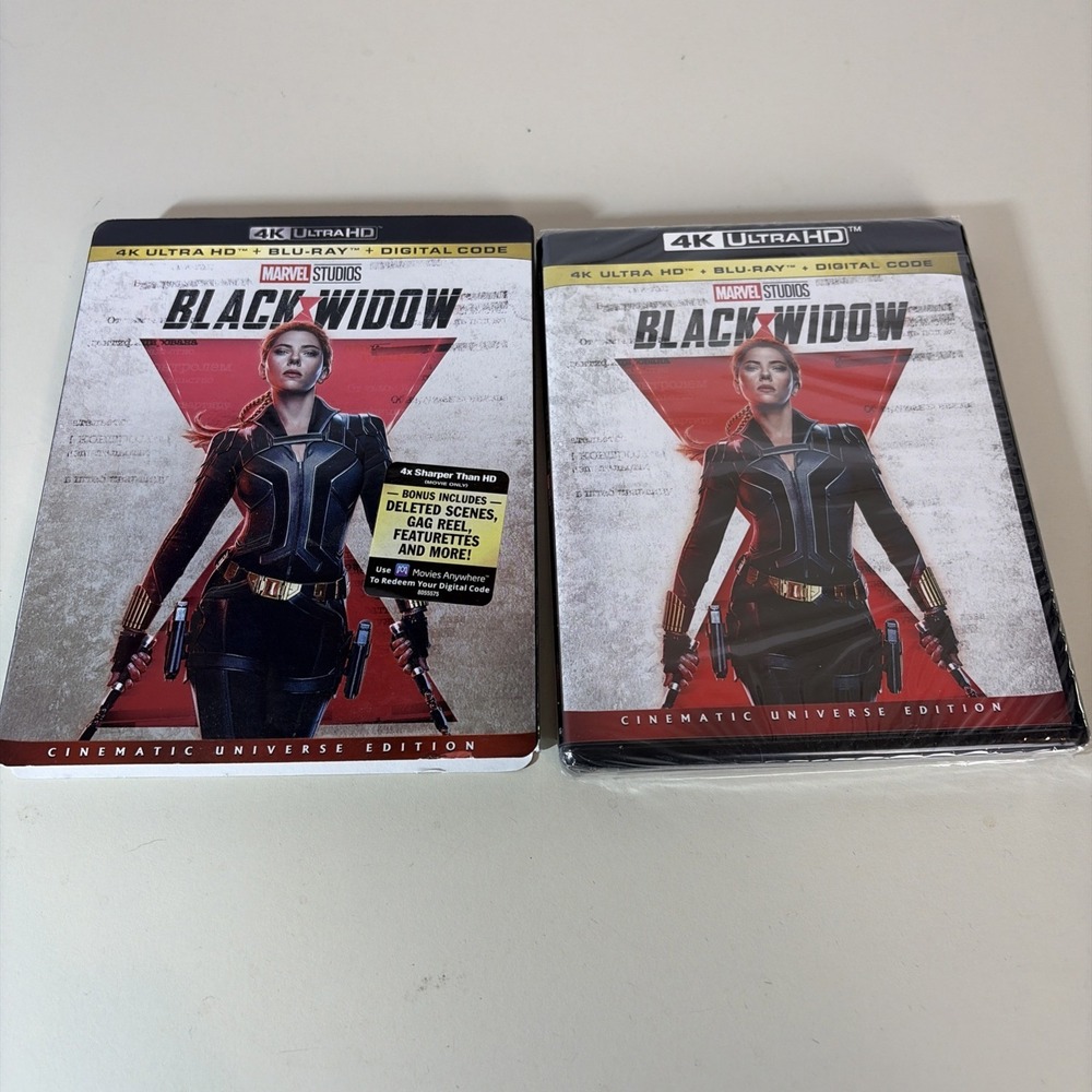Marvel Black Widow 4K Ultra HD Blu-ray Digital Cinematic Universe Edition New